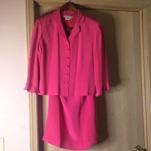 Pink mini suit